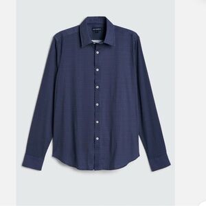 Jack Maverick Long Sleeve Stretch Shirt Men’s Button Up Shirt‎  Blue Sz L